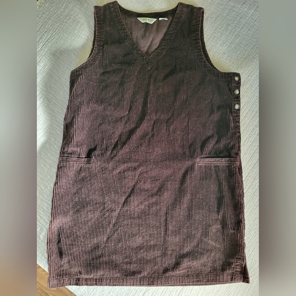 Eddie Bauer corduroy mini brown dress - Picture 1 of 7